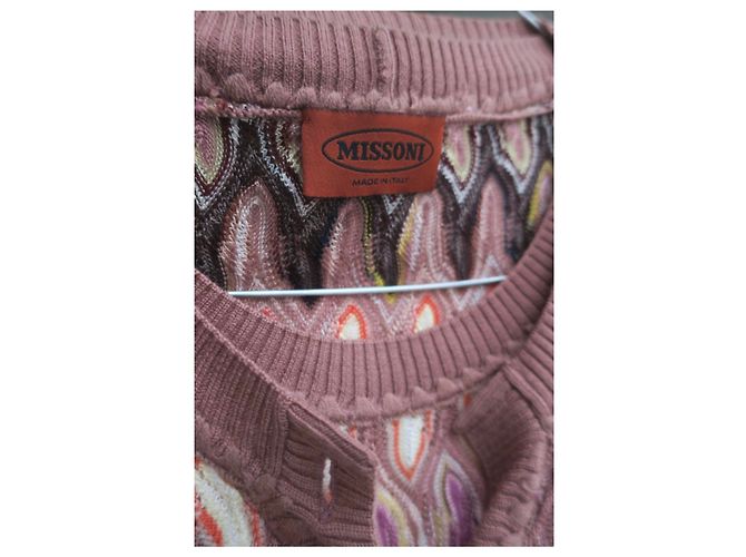 Conjunto M Missoni Cardigan 2 en 1 Marrón Algodón Castaño - vista 5