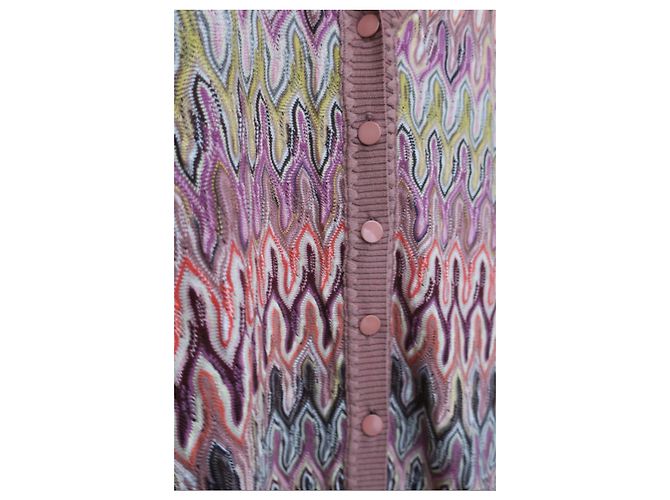 Conjunto M Missoni Cardigan 2 en 1 Marrón Algodón Castaño - vista 6