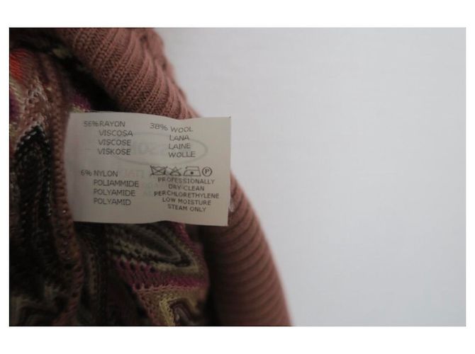 Conjunto M Missoni Cardigan 2 en 1 Marrón Algodón Castaño - vista 8