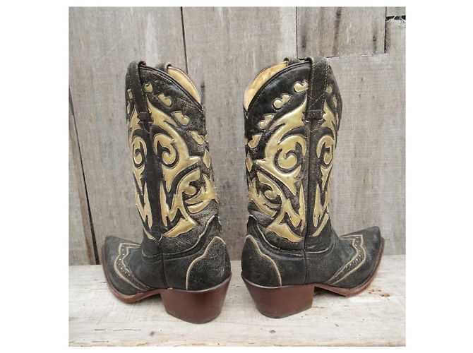 Botas Mexicana de cuero gris oscuro 37 Gris antracita - vista 5