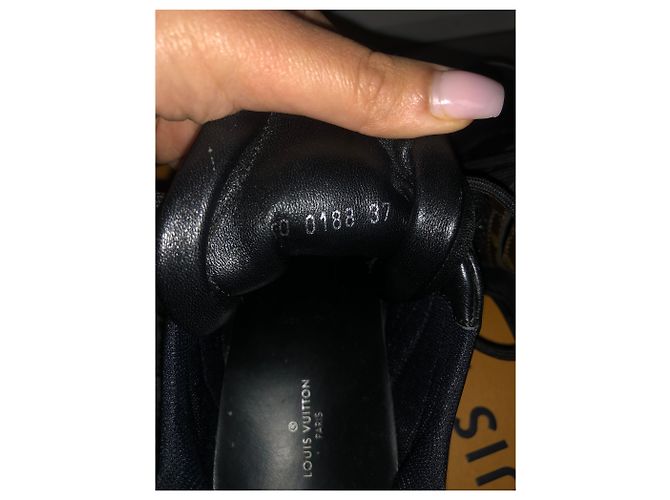 Sneakers Louis Vuitton Archlight Pelle Marrone Nero 37 - vista 3