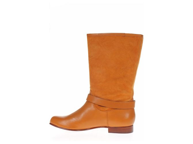 Botas Rachel Zoe de piel marrón Castaño - vista 3