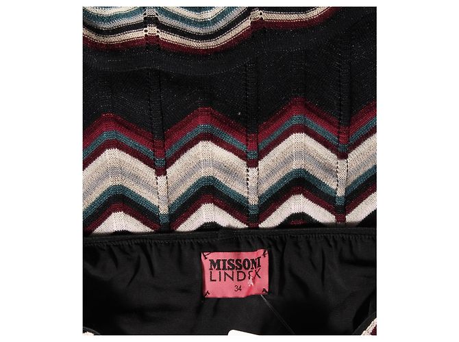 Gonna multicolore Missoni x Lindex in viscosa - vista 3