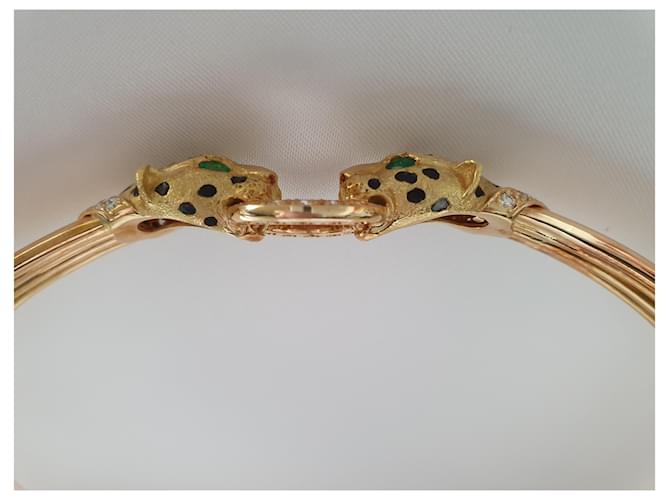 Autre Marque SET COLLANA E BRACCIALE Testa di pantera Gold hardware - vista 12