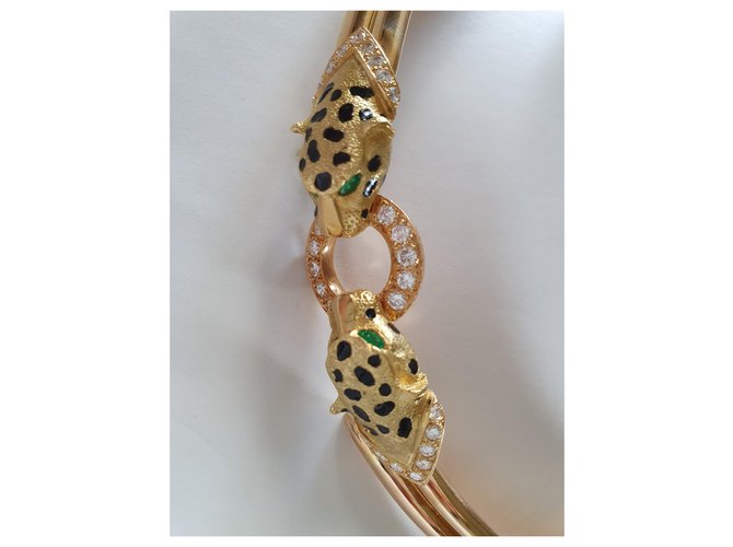Autre Marque SET COLLANA E BRACCIALE Testa di pantera Gold hardware - vista 4
