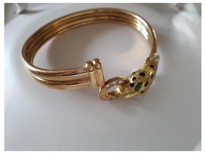 Autre Marque SET COLLANA E BRACCIALE Testa di pantera Gold hardware - vista 9