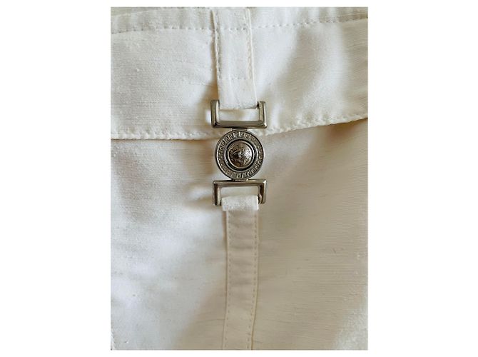 Blazer Versace Jeans Branco de Seda e Viscose - vista 3