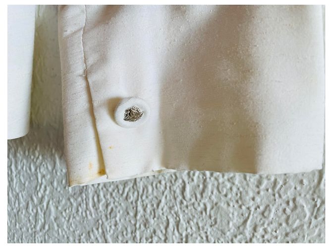 Blazer Versace Jeans Branco de Seda e Viscose - vista 8
