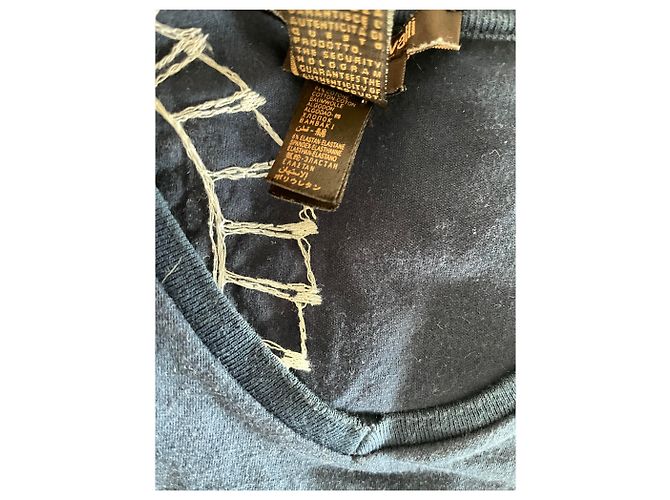 Canotta intimo vintage Roberto Cavalli Blu - vista 10