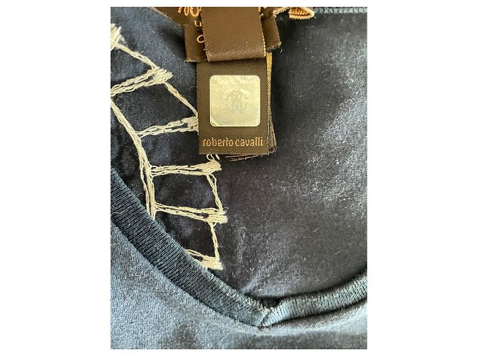 Canotta intimo vintage Roberto Cavalli Blu - vista 8