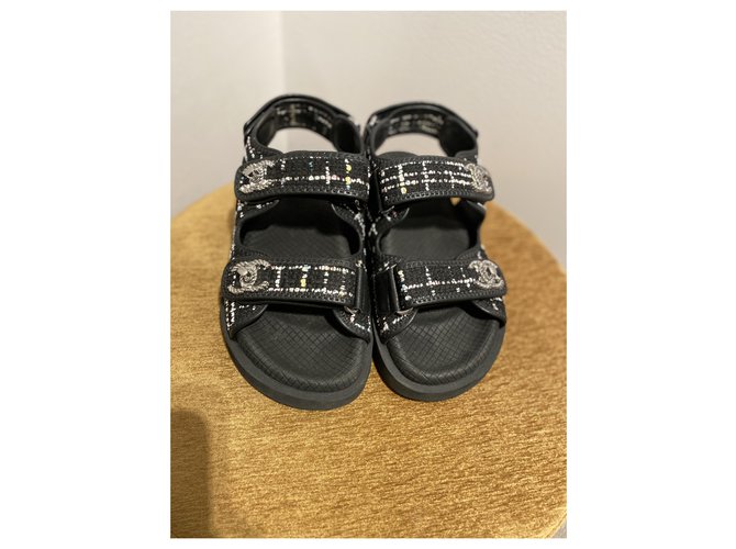 Chanel Sandalen Schwarz - Ansicht 2