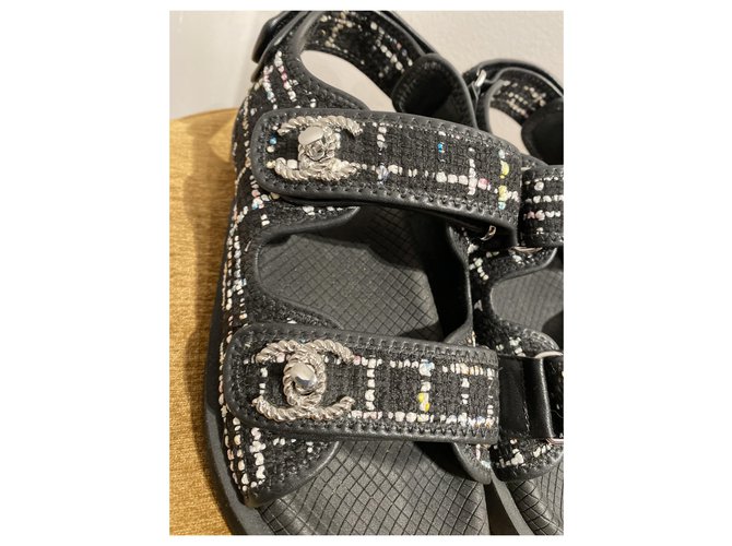 Chanel Sandalen Schwarz - Ansicht 3