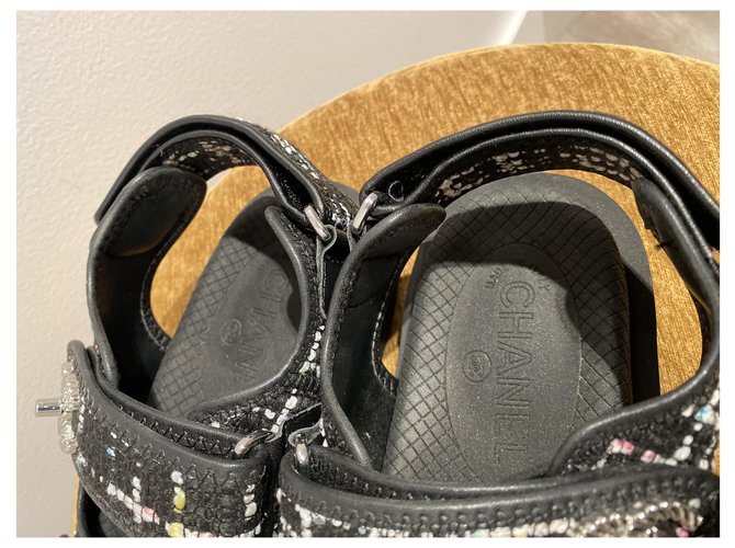 Chanel Sandalen Schwarz - Ansicht 4