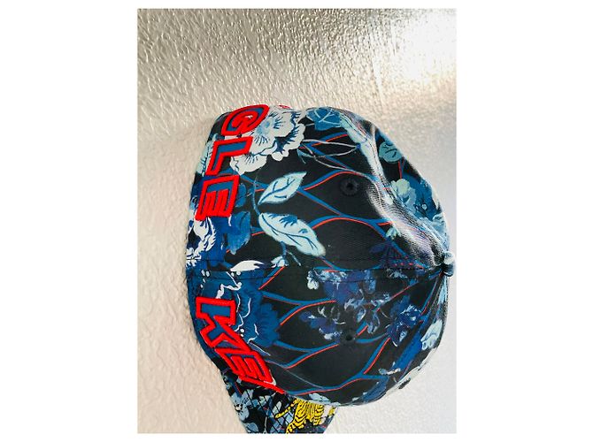 Cappellino Kenzo for H&M Jungle Paris Rosso Blu - vista 4