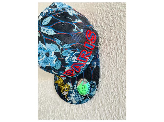 Cappellino Kenzo for H&M Jungle Paris Rosso Blu - vista 5