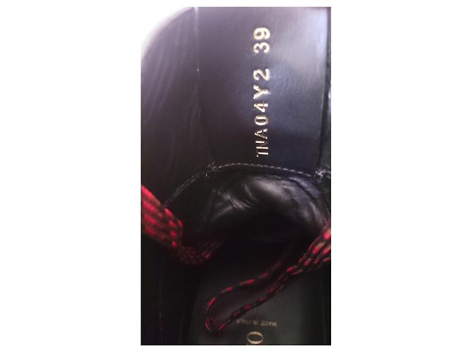 Valentino Garavani Stivali da combattimento Valentino, Size 39 Nero - vista 6