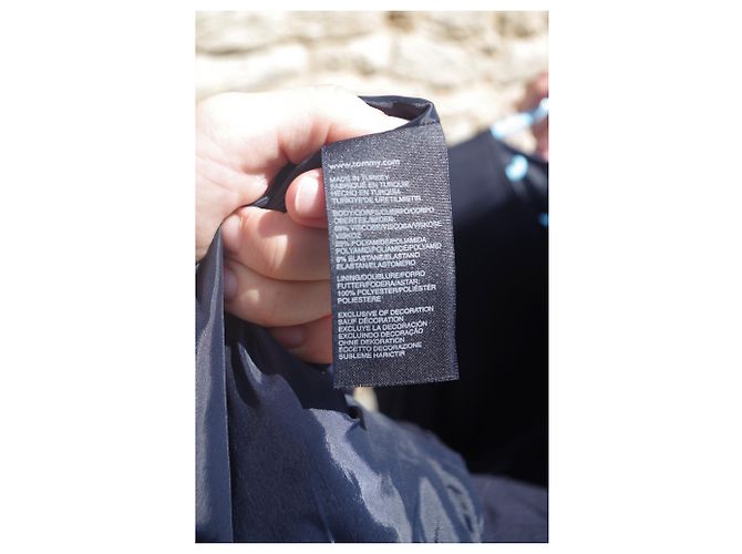 Abito Tommy Hilfiger Blu Navy in Viscosa - vista 8