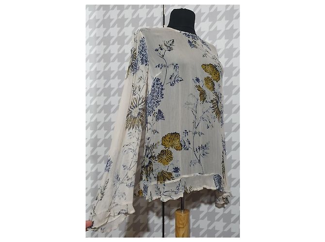 Baum und Pferdgarten Bluse mit Blumenmuster aus Viscose Mehrfarben - Ansicht 2