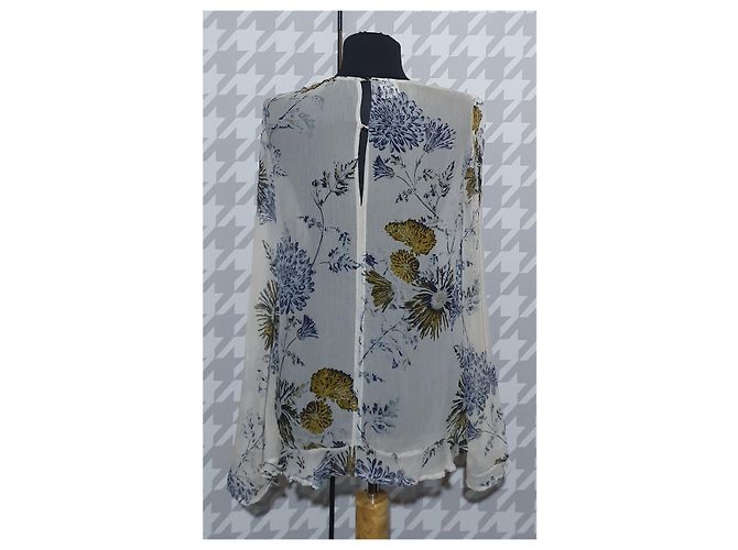 Baum und Pferdgarten Bluse mit Blumenmuster aus Viscose Mehrfarben - Ansicht 3