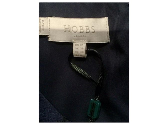 Hobbs Gesticktes Bleistiftkleid Schwarz Blau - Ansicht 4