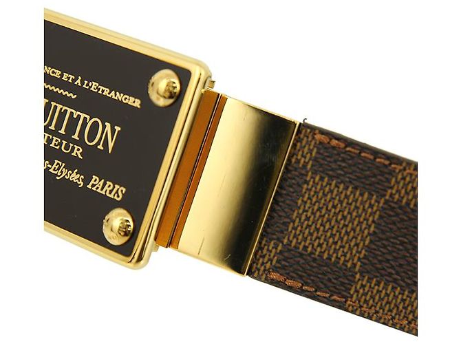 Louis Vuitton Gürtel Herren Saint-Hule Envan Tour Reversible Braun - Ansicht 5