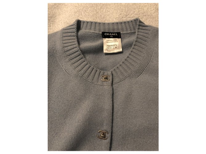 Chanel Prendas de punto Azul claro - vista 6