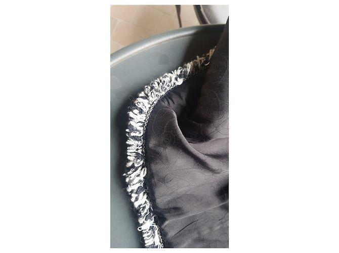 Cambon Chanel Chaqueta corta Negro Blanco - vista 5