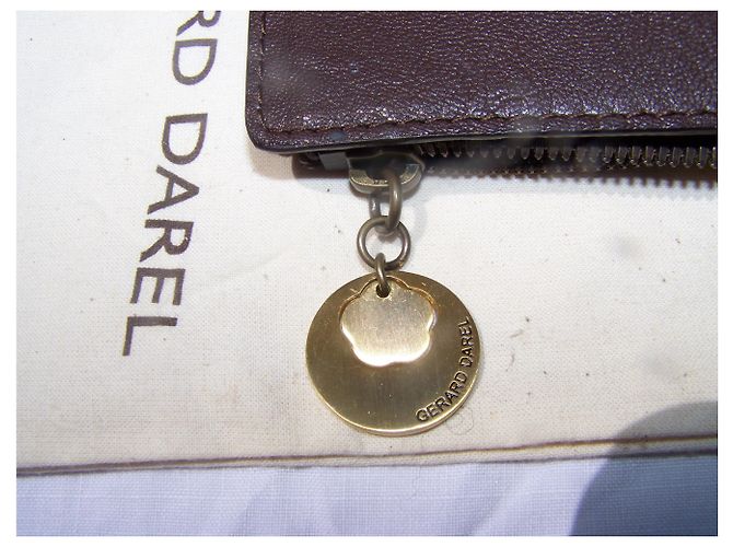 Gerard Darel Leather Wallet Brown Chocolate - view 5