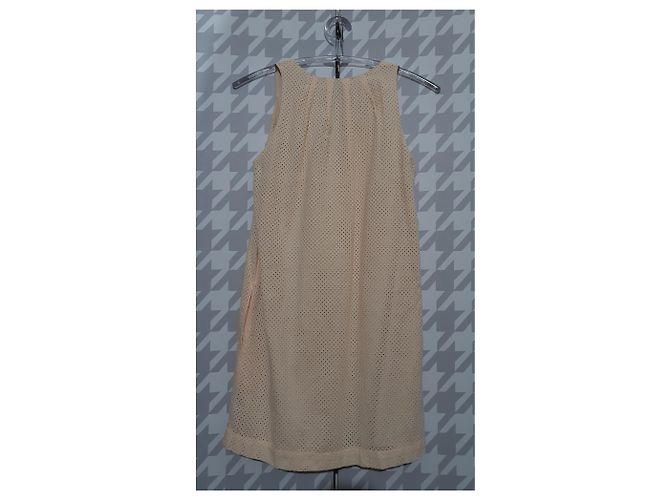 Vestido Ganni rosa de seda y algodón M - vista 2