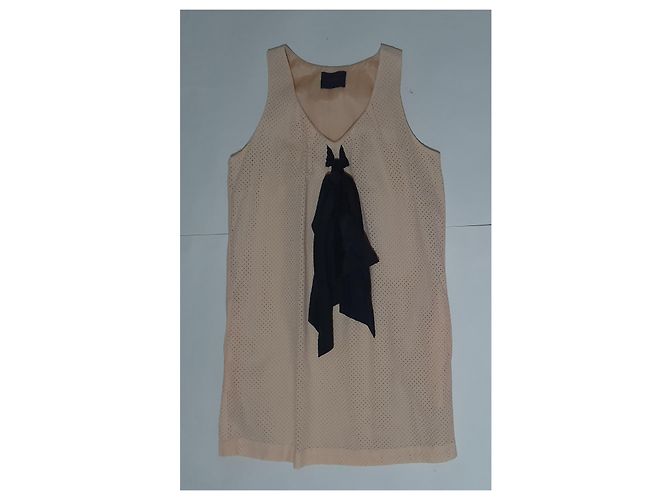 Vestido Ganni rosa de seda y algodón M - vista 3