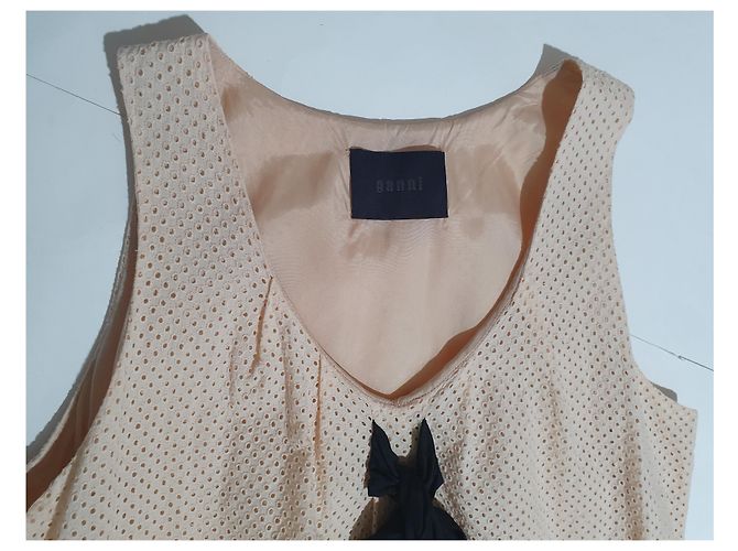 Vestido Ganni rosa de seda y algodón M - vista 4