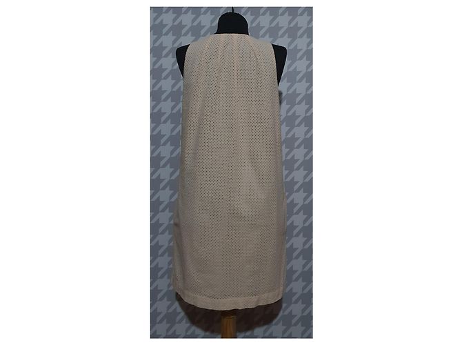 Vestido Ganni rosa de seda y algodón M - vista 6