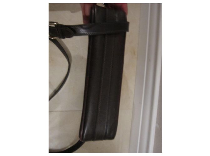 Borsa Camera Gucci in pelle scamosciata marrone - vista 4