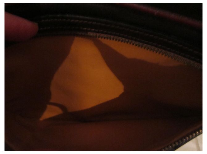 Borsa Camera Gucci in pelle scamosciata marrone - vista 7