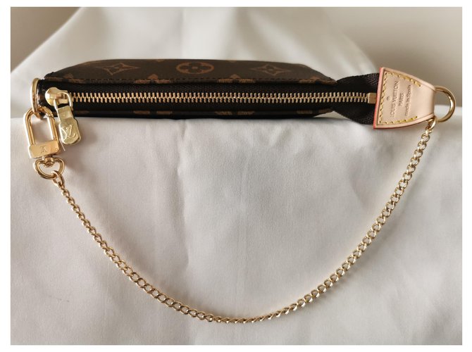 Louis Vuitton Mini custodia per accessori con monogramma Gold hardware - vista 9