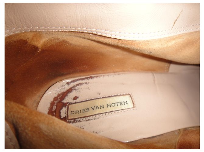 Botas Dries Van noten p 36,5 Marrón claro - vista 8