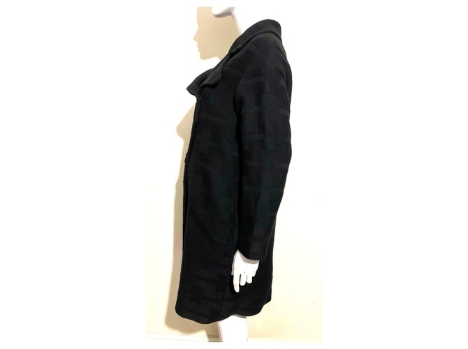 Abrigo Joseph Graphic T extragrande Negro - vista 3