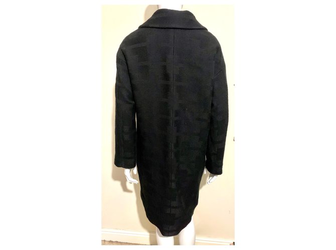 Abrigo Joseph Graphic T extragrande Negro - vista 5