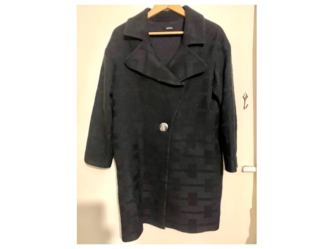 Abrigo Joseph Graphic T extragrande Negro - vista 6