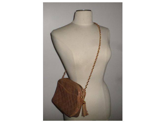 Chanel Borsa a tracolla per fotocamera Caramello - vista 15