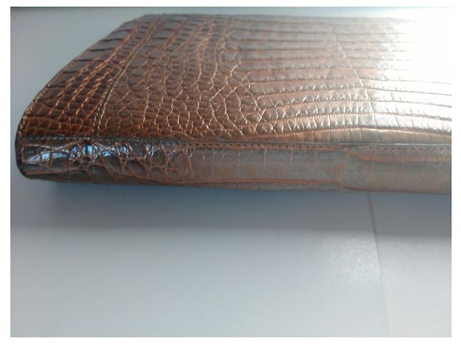 Nancy Gonzalez Bolsos de embrague Bronce - vista 11