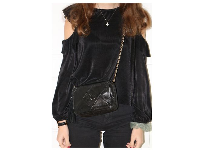Chanel MINI CAMERA Preto - vista 12
