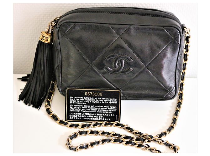 Chanel MINI CAMERA Preto - vista 3
