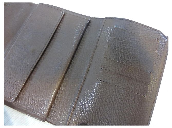 Louis Vuitton TREASURE TRIFOLD DAMIER EBANO Marrone - vista 9