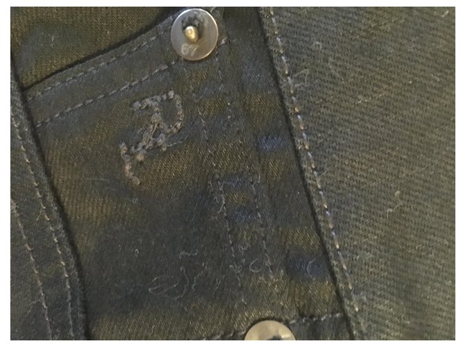 Ralph Lauren Vaqueros Rectos Negros de Algodón - vista 4
