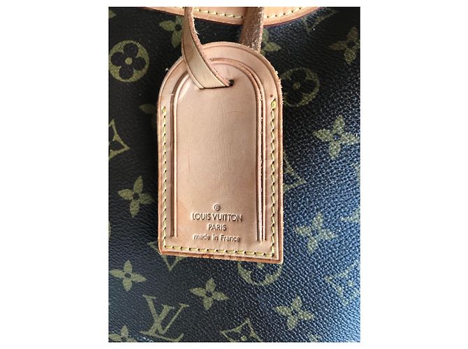 Borsa da viaggio Louis Vuitton Évasion Marrone in Tela - vista 10