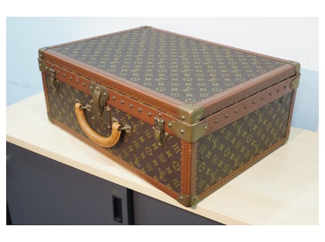 Sofia Coppola Louis Vuitton Lous Vuitton Monogram Alzer 55 Hard case Brown - view 3