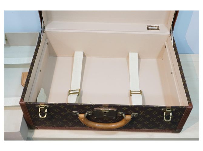 Sofia Coppola Louis Vuitton Lous Vuitton Monogram Alzer 55 Hard case Brown - view 9