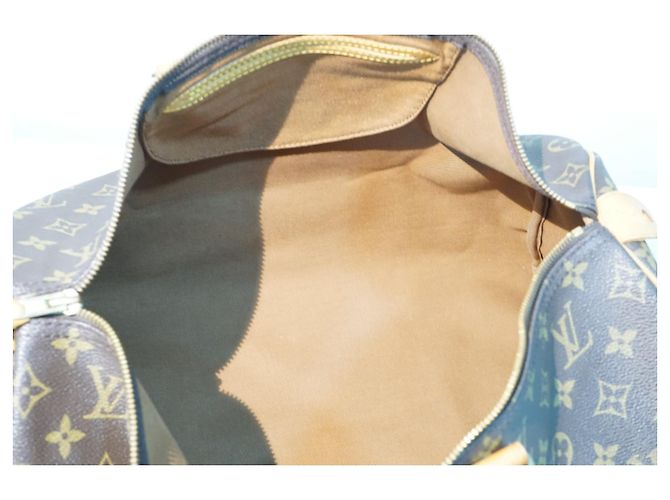 Louis Vuitton Monogram Canvas Speedy 40 Borsa Marrone - vista 3