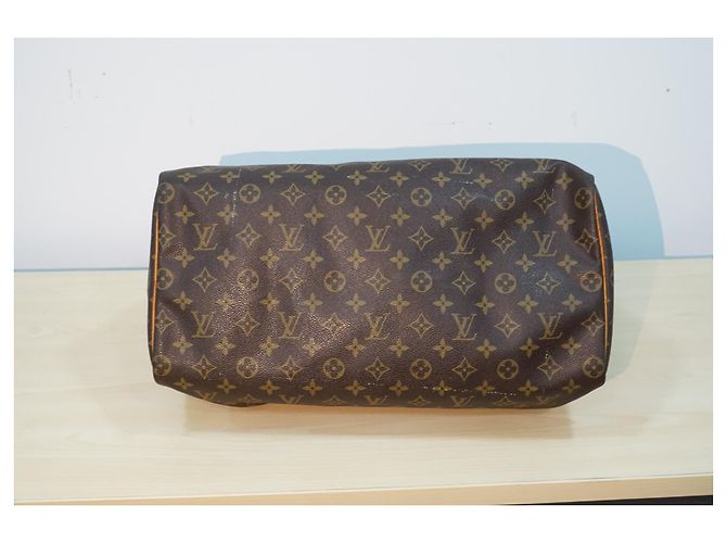 Louis Vuitton Monogram Canvas Speedy 40 Borsa Marrone - vista 5